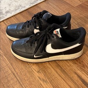 Nike Black and White Air Sneakers